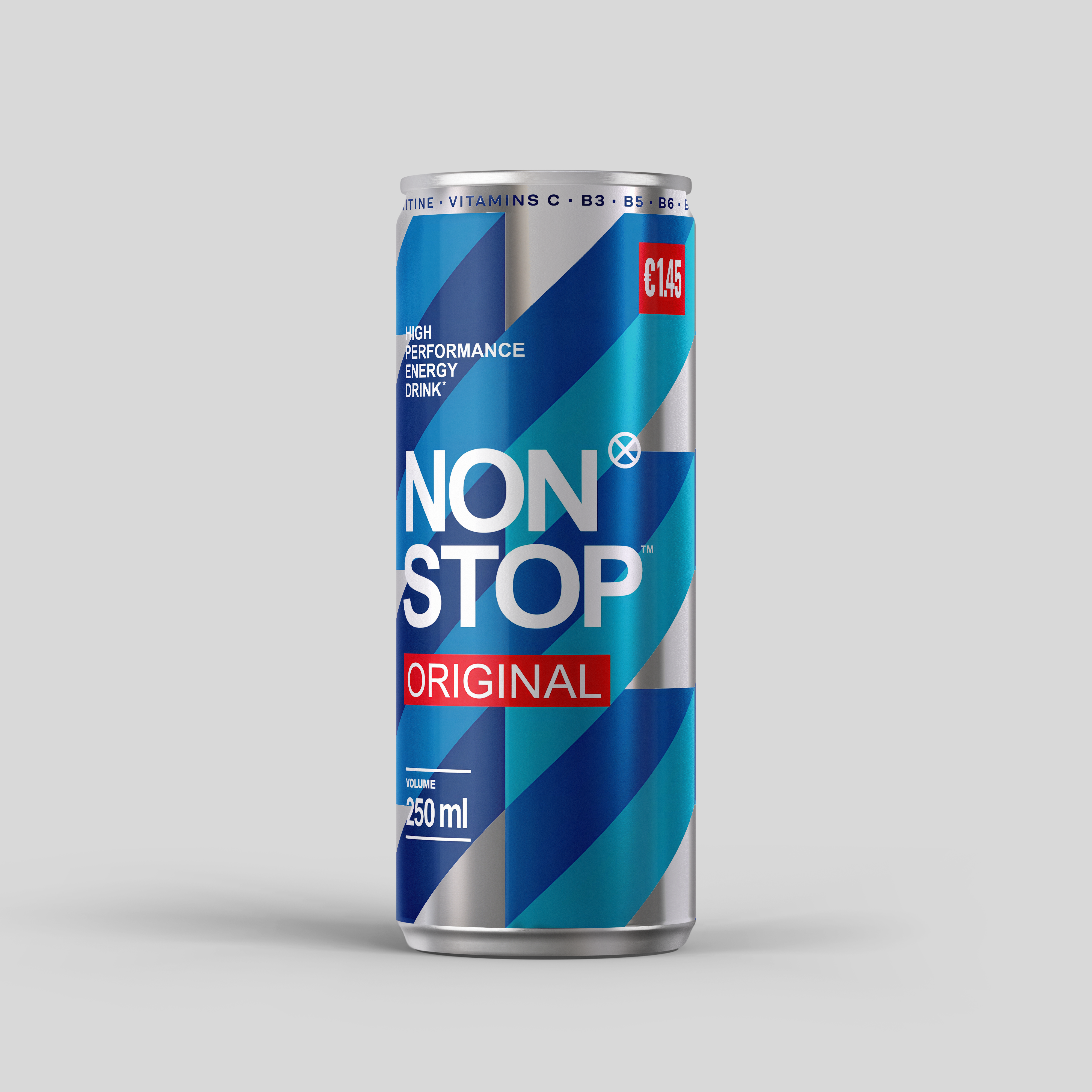 Energy Drink Can in Hand